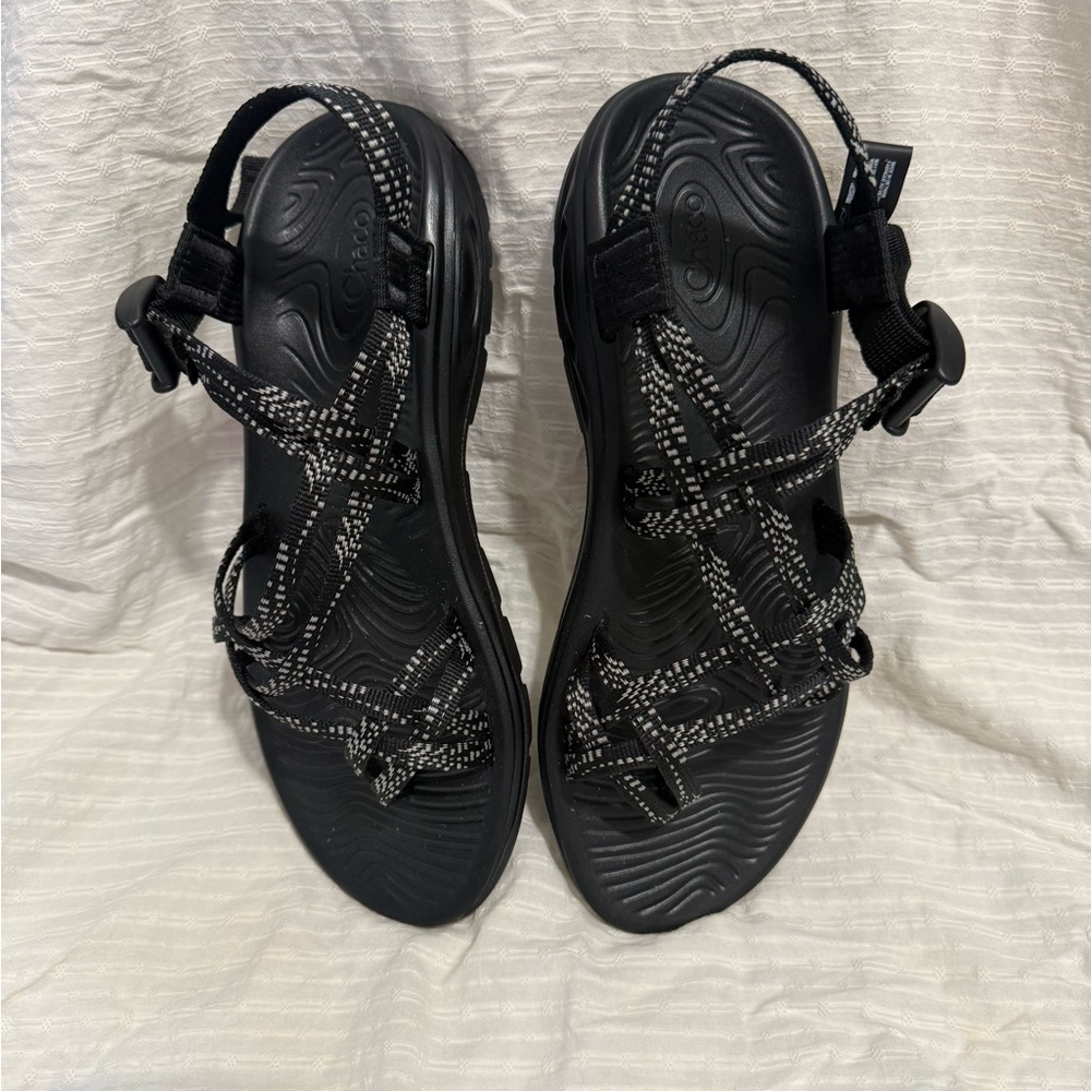 Chaco Women's Z/Volve X2 Sandals in Black Dash - Picture 4 of 6